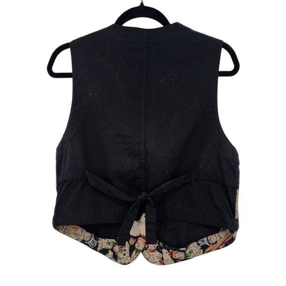 Vintage 90's Holiday‎ Winter Snowman Vest Size Small - Picture 2 of 7